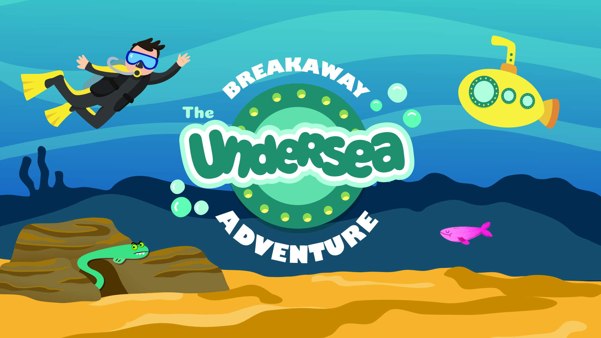 Breakaway the undersea adventure logo wbackground final pco event cover