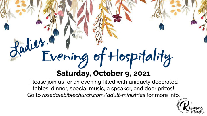 Ladies Evening of Hospitality logo