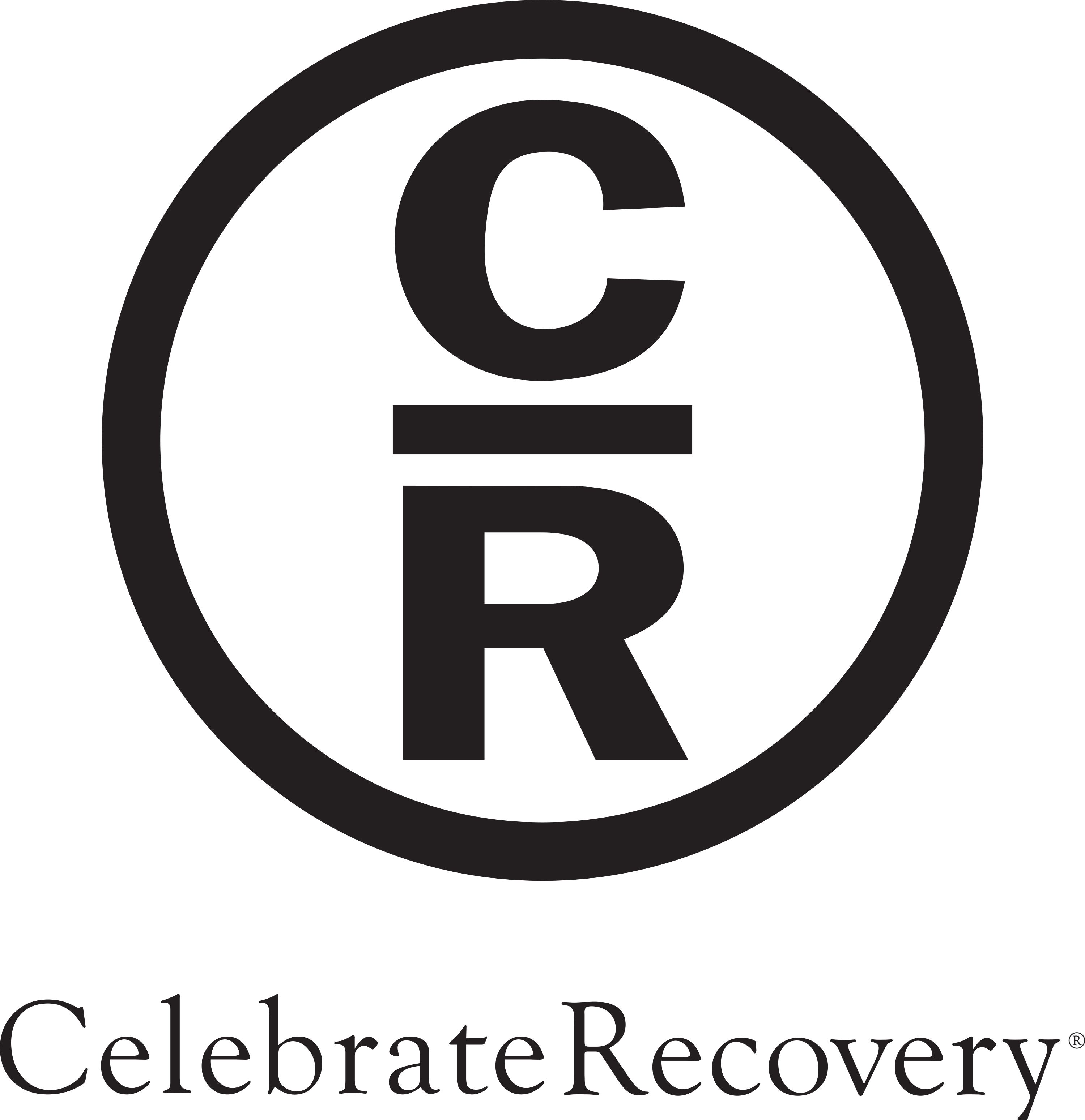 Cr circle logo black